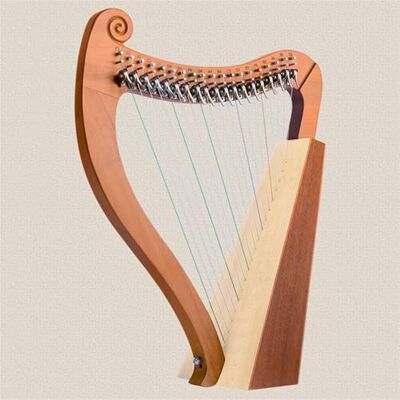 HAJHI Chapa Arpa de Lira con Portátil Bolsas Madera Maciza Caoba Lyre Harp Llave de Afinar Cuerdas de Repuesto Fácil de Aprender Arpa de Palanca Profesionales Conciertos(Log -19 strings) HAJHI Chapa Arpa de Lira con Portátil Bolsas Madera Maciza Caoba Lyre Harp Llave de Afinar Cuerdas de Repuesto Fácil de Aprender Arpa de Palanca Profesionales Conciertos(Log -19 strings)