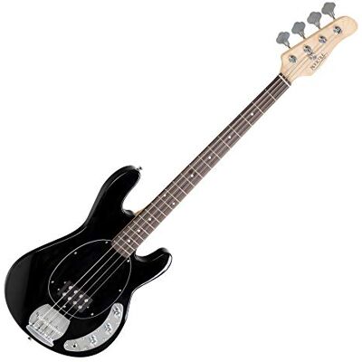 ROCKTILE MB-4 BK Bajo Eléctrico Negro, Número de cuerdas: 4, Cuerpo: Tilo Mástil: Arce, Diapasón: Technical Ebony, Escala: 34" (86, 4 cm), Ancho de cejuela: 44 mm, 20 trastes, Radio del diapasón: 16 ROCKTILE MB-4 BK Bajo Eléctrico Negro, Número de cuerdas: 4, Cuerpo: Tilo Mástil: Arce, Diapasón: Technical Ebony, Escala: 34" (86, 4 cm), Ancho de cejuela: 44 mm, 20 trastes, Radio del diapasón: 16