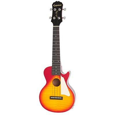 Epiphone Les Paul Acoustic/Electric Ukulele Outfit Guitarra electroacústica, color heritage cherry sunburst Epiphone Les Paul Acoustic/Electric Ukulele Outfit Guitarra electroacústica, color heritage cherry sunburst