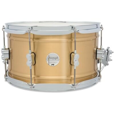 Pacific Drums Concept Metal Snare 35.6x20.3 cm, 1.2mm Latón satinado, carcasa delgada, apariencia satinada Pacific Drums Concept Metal Snare 35.6x20.3 cm, 1.2mm Latón satinado, carcasa delgada, apariencia satinada