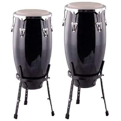 JINBAO CONGAS JBSH3BK NEGRAS 11 3/4" + 12 1/2" JBSH3BK JINBAO CONGAS JBSH3BK NEGRAS 11 3/4" + 12 1/2" JBSH3BK