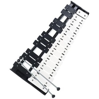 CRJUS La percusión Glockenspiel de la caja armónica de acero de 25 notas entrena el sentido del ritmo de los instrumentistas Kit De Glockenspiel Profesional CRJUS La percusión Glockenspiel de la caja armónica de acero de 25 notas entrena el sentido del ritmo de los instrumentistas Kit De Glockenspiel Profesional
