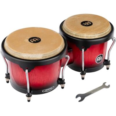 Meinl Percussion Bongos, Rojo, Vino estallido Meinl Percussion Bongos, Rojo, Vino estallido