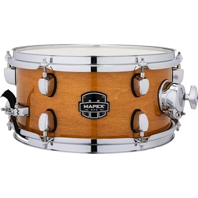 Mapex MPX Caja de madera de arce y álamo (15,24 x 30,48 cm), color natural con herrajes cromados Mapex MPX Caja de madera de arce y álamo (15,24 x 30,48 cm), color natural con herrajes cromados