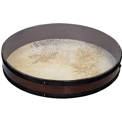 Terre Tambor oceánico de percusión de sonido natural con cuentas onduladas y marco de madera dura, cabra y piel de plexiglás, 16, 20, 24, 28 pulgadas (16 pulgadas) Terre Tambor oceánico de percusión de sonido natural con cuentas onduladas y marco de madera dura, cabra y piel de plexiglás, 16, 20, 24, 28 pulgadas (16 pulgadas)