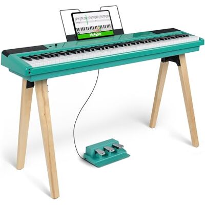 Alesis Recital Home Piano Digital Vertical de 88 Teclas, Turquesa Alesis Recital Home Piano Digital Vertical de 88 Teclas, Turquesa