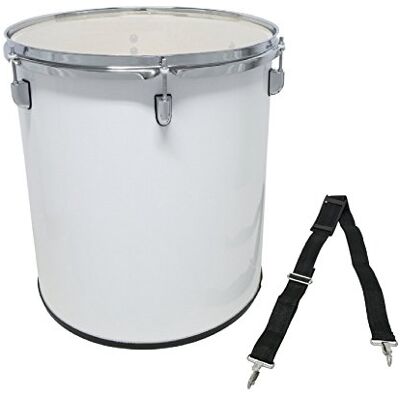 GEWA Marching Drum, Tambor de marcha, Surdo 16 x 16" casco de madera blanco, incl. correa GEWA Marching Drum, Tambor de marcha, Surdo 16 x 16" casco de madera blanco, incl. correa