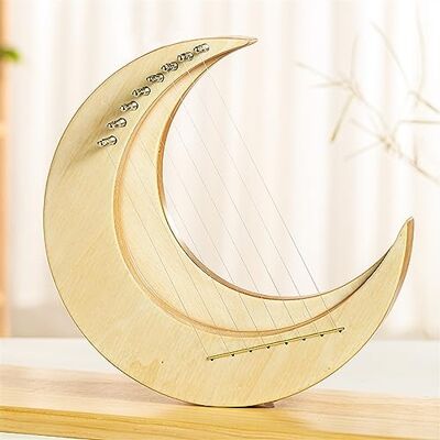HAJHI Grecia Arce Instrumento Lira 8/11/15 Cuerdas Lyre Harp Padres e Hijos Tocar Estable Tono Cultivar Musical Interés Arpa de Lira Enseñanza(8-note log) HAJHI Grecia Arce Instrumento Lira 8/11/15 Cuerdas Lyre Harp Padres e Hijos Tocar Estable Tono Cultivar Musical Interés Arpa de Lira Enseñanza(8-note log)