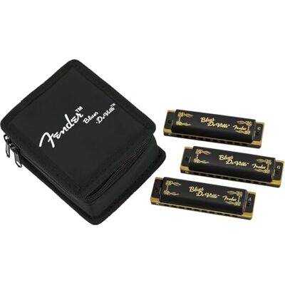 Fender © Blues DeVille Armónicas Paquete de 3 Incluye estuche Fender © Blues DeVille Armónicas Paquete de 3 Incluye estuche