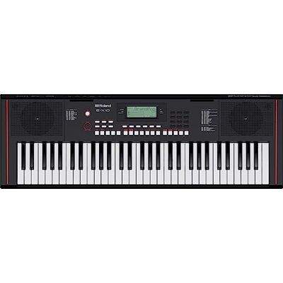 Roland Teclado Piano de 61 notas ideal para principiantes y clases Más de 600 sonidos Sistema de altavoces estéreo 140 canciones integradas Control MIDI por puerto USB Roland Teclado Piano de 61 notas ideal para principiantes y clases Más de 600 sonidos Sistema de altavoces estéreo 140 canciones integradas Control MIDI por puerto USB
