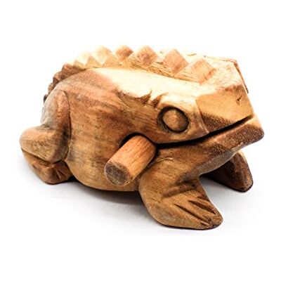 Terré Sonido Rana 17 cm Jackfruit Madera – Sonido Animales Instrumento de percusión Terré Sonido Rana 17 cm Jackfruit Madera – Sonido Animales Instrumento de percusión