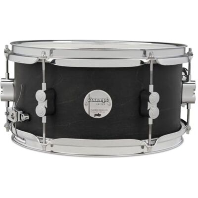 Pacific Drums Concept Series Maple Snare, caja de arce, 12" x 6", Black Wax Pacific Drums Concept Series Maple Snare, caja de arce, 12" x 6", Black Wax