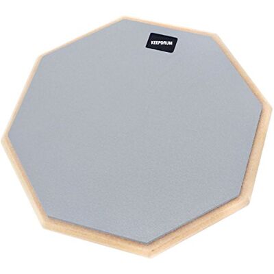 keepdrum DP-GY12 Almohadilla de práctica para batería 30,5 cm (12 pulgadas), gris keepdrum DP-GY12 Almohadilla de práctica para batería 30,5 cm (12 pulgadas), gris