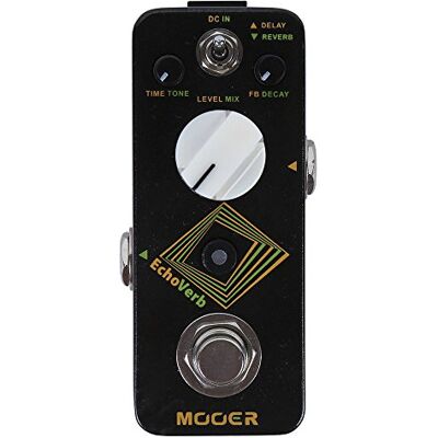 MOOER ECHOVERB Pedal reverb y delay para guitarra, MOOER ECHOVERB Pedal reverb y delay para guitarra,