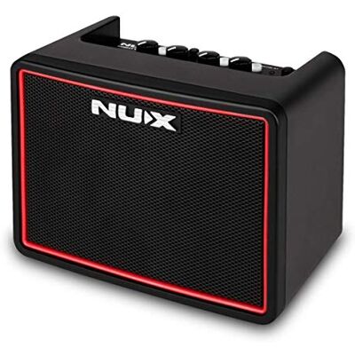 NUX Mighty Lite BT: Amplificador de guitarra eléctrico con modelo de tambor, distorsión, reverberación, eco, caja de ritmo y ecualizador de 3 bandas. Negro NUX Mighty Lite BT: Amplificador de guitarra eléctrico con modelo de tambor, distorsión, reverberación, eco, caja de ritmo y ecualizador de 3 bandas. Negro