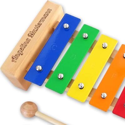 keepdrum Glockenspiel personalizable con texto o nombre grabado como idea de regalo musical keepdrum Glockenspiel personalizable con texto o nombre grabado como idea de regalo musical