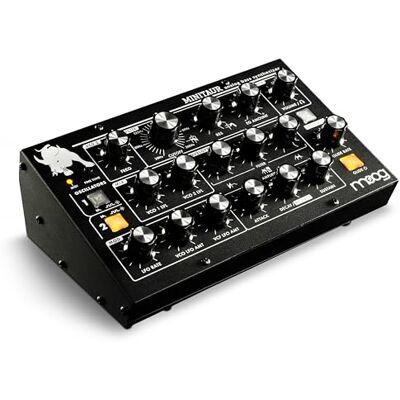 MOOG Minitaur Módulo Sintetizador de Bajos Analógico con Amplificador de Auriculares, 128 Presets, con Software Editor MOOG Minitaur Módulo Sintetizador de Bajos Analógico con Amplificador de Auriculares, 128 Presets, con Software Editor