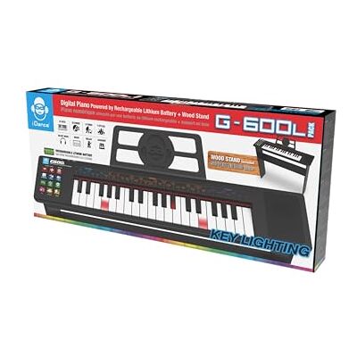 Cefa Toys iDance Teclado Piano Luminoso 37 Teclas con Patas de Madera– Modo Aprendizaje, Efecto Sostenido, Modo DJ, Batería Recargable, Entrada Auriculares y Karaoke Cefa Toys iDance Teclado Piano Luminoso 37 Teclas con Patas de Madera– Modo Aprendizaje, Efecto Sostenido, Modo DJ, Batería Recargable, Entrada Auriculares y Karaoke