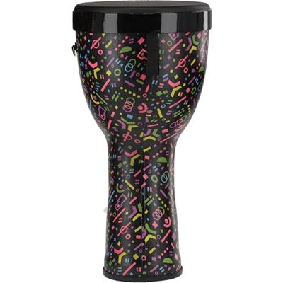 GEWA Liberty Djembé Nestable Diámetro: 10" (25,4 cm) Altura: 19,5" (49 cm) Patrón: Crazy Neon GEWA Liberty Djembé Nestable Diámetro: 10" (25,4 cm) Altura: 19,5" (49 cm) Patrón: Crazy Neon