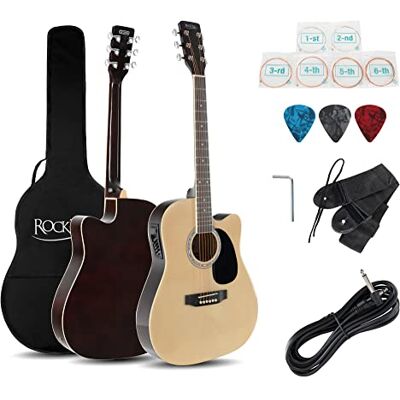 ROCKTILE WSD-8CE-NT Slim Line Set de Guitarras Western, General, Peso: 1 Modelo: WSD-8CE-NT, 9 kg, Número de cuerdas: 6, Orientación: diestro, Cuerpo, Forma del cuerpo: Slim Line Dreadnought, Mástil ROCKTILE WSD-8CE-NT Slim Line Set de Guitarras Western, General, Peso: 1 Modelo: WSD-8CE-NT, 9 kg, Número de cuerdas: 6, Orientación: diestro, Cuerpo, Forma del cuerpo: Slim Line Dreadnought, Mástil
