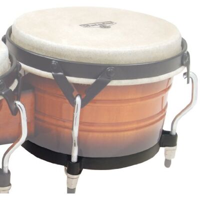 Latin Percussion pequeña parte inferior de acero para Bongos M301 Negro Latin Percussion pequeña parte inferior de acero para Bongos M301 Negro