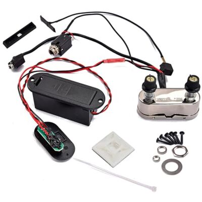 Mealoodiousmusea Amplificador eléctrico de puente de violín 4/4 para violines de cuerda de tono, modificar el volumen, piezas de repuesto para tocar música para el rendimiento Mealoodiousmusea Amplificador eléctrico de puente de violín 4/4 para violines de cuerda de tono, modificar el volumen, piezas de repuesto para tocar música para el rendimiento