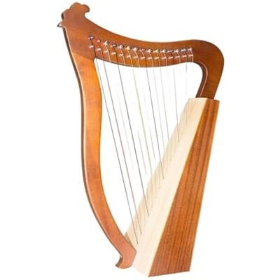 HAJHI Chapa Arpa de Lira con Portátil Bolsas Madera Maciza Caoba Lyre Harp Llave de Afinar Cuerdas de Repuesto Fácil de Aprender Arpa de Palanca Profesionales Conciertos(F-15 strings) HAJHI Chapa Arpa de Lira con Portátil Bolsas Madera Maciza Caoba Lyre Harp Llave de Afinar Cuerdas de Repuesto Fácil de Aprender Arpa de Palanca Profesionales Conciertos(F-15 strings)