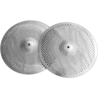 LJERFSW Platillo Tipo Crash Un Par De Platillos Silenciosos De Bajo Volumen Platillos Plateados De 13 Pulgadas Platillos Hi-Hat Para Batería De Jazz Instrumento De Percusión(Silver) LJERFSW Platillo Tipo Crash Un Par De Platillos Silenciosos De Bajo Volumen Platillos Plateados De 13 Pulgadas Platillos Hi-Hat Para Batería De Jazz Instrumento De Percusión(Silver)