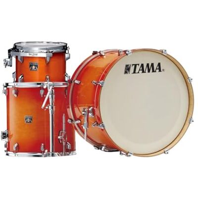 TAMA Superstar Maple Shell Kit 3 piezas – Tangerine Lacquer Burst/Cromo HW TAMA Superstar Maple Shell Kit 3 piezas – Tangerine Lacquer Burst/Cromo HW