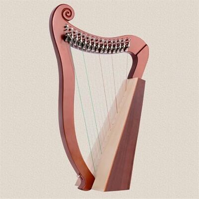 HAJHI Chapa Arpa de Lira con Portátil Bolsas Madera Maciza Caoba Lyre Harp Llave de Afinar Cuerdas de Repuesto Fácil de Aprender Arpa de Palanca Profesionales Conciertos(Currant -15 strings) HAJHI Chapa Arpa de Lira con Portátil Bolsas Madera Maciza Caoba Lyre Harp Llave de Afinar Cuerdas de Repuesto Fácil de Aprender Arpa de Palanca Profesionales Conciertos(Currant -15 strings)
