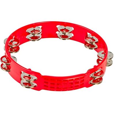 Latin Percussion LP Aspire Panderetas, color rojo, 10 Latin Percussion LP Aspire Panderetas, color rojo, 10