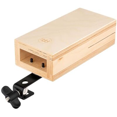Meinl Percussion Bloque de templo único, madera de abedul báltico, fabricado en Europa, incluye soporte, natural () Meinl Percussion Bloque de templo único, madera de abedul báltico, fabricado en Europa, incluye soporte, natural ()