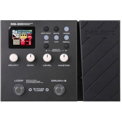 NUX Pedal Multiefectos, Algoritmo de Modelado de Amplificador, Postefectos de Imagen de Núcleo, IR, 56 Ritmos de Tambor, Bucle de Frase de 60 Segundos NUX Pedal Multiefectos, Algoritmo de Modelado de Amplificador, Postefectos de Imagen de Núcleo, IR, 56 Ritmos de Tambor, Bucle de Frase de 60 Segundos