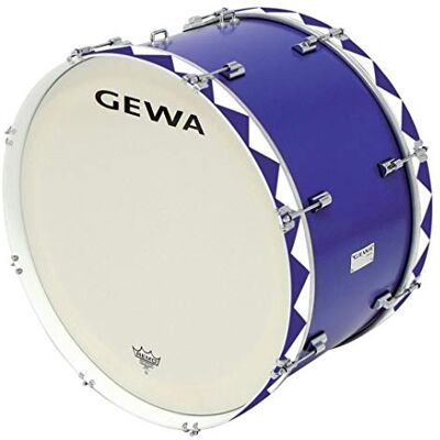 GEWA tambor de marcha grande, casco de álamo azul con aros tensores históricos, 26 x 14", 8 tornillos tensores, parches Remo USA, incl. gancho para correa o soporte GEWA tambor de marcha grande, casco de álamo azul con aros tensores históricos, 26 x 14", 8 tornillos tensores, parches Remo USA, incl. gancho para correa o soporte