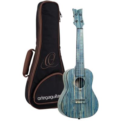 Ortega Guitars Ukelele de Concierto acústico Serie Bambú incluye Gig Bag Deluxe bambú/piedra lavada () Ortega Guitars Ukelele de Concierto acústico Serie Bambú incluye Gig Bag Deluxe bambú/piedra lavada ()