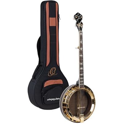 Ortega Guitars Ortega Banjo Falcon Series 5-String Incluye funda NT Arce natural Ortega Guitars Ortega Banjo Falcon Series 5-String Incluye funda NT Arce natural