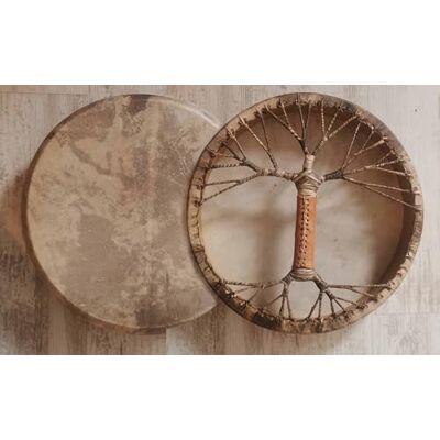 Terre Tambor de chamán hecho a mano de 16, 20 y 24 pulgadas, piel de cabra, estilo vikingo, tambor de marco nativo americano, regalo musical, sonido y arte auténticos (16 pulgadas) Terre Tambor de chamán hecho a mano de 16, 20 y 24 pulgadas, piel de cabra, estilo vikingo, tambor de marco nativo americano, regalo musical, sonido y arte auténticos (16 pulgadas)