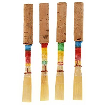 Dilwe Reed de reparación de Oboe de 4 piezas, Piezas de repuesto de actualización de instrumentos de viento Oboe con caja de almacenamiento de plástico Dilwe Reed de reparación de Oboe de 4 piezas, Piezas de repuesto de actualización de instrumentos de viento Oboe con caja de almacenamiento de plástico