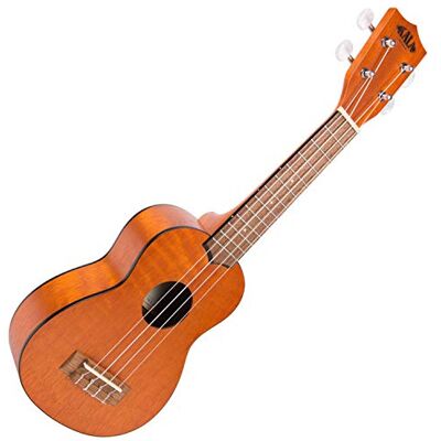 Kala KATEM Ukelele, clavijero de engranajes, acabado caoba labrado Kala KATEM Ukelele, clavijero de engranajes, acabado caoba labrado