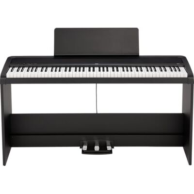 Korg B2+SP Piano Digital de 88 Teclas Contrapesadas con Soporte y Pedales Negro Korg B2+SP Piano Digital de 88 Teclas Contrapesadas con Soporte y Pedales Negro