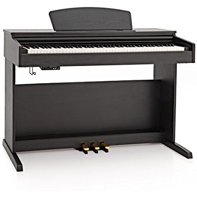 gear4music Piano Digital DP-10X de Negro Mate 88 Teclas de Acción Martillo para un Jeu Expresivo, Grabación USB y Memoria Interna, Metrónomo, 24 Sonidos Diversos gear4music Piano Digital DP-10X de Negro Mate 88 Teclas de Acción Martillo para un Jeu Expresivo, Grabación USB y Memoria Interna, Metrónomo, 24 Sonidos Diversos