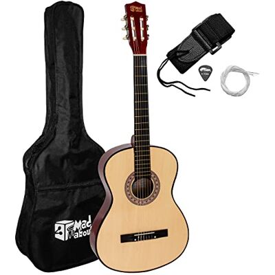 Mad About Guitarra clásica española para niños Principiantes Tamaño completo para mayores de 12 años Mad About Guitarra clásica española para niños Principiantes Tamaño completo para mayores de 12 años