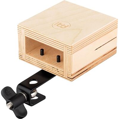 Meinl Percussion Bloque de templo único, madera de abedul báltico, fabricado en Europa, incluye soporte, natural Meinl Percussion Bloque de templo único, madera de abedul báltico, fabricado en Europa, incluye soporte, natural