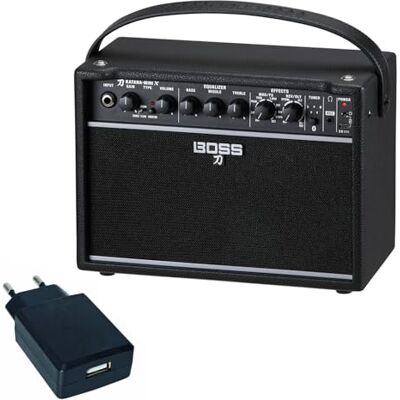 Boss Katana Mini X Amplificador de guitarra con cargador USB Keepdrum Boss Katana Mini X Amplificador de guitarra con cargador USB Keepdrum