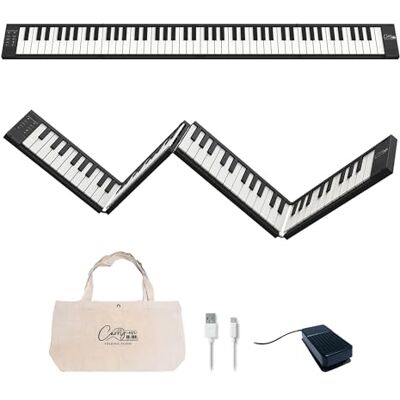 Carry-on BLACKSTAR 88 negro Piano plegable de 89 Teclas Negro de Blackstar. Controlador MIDI USB con batería recargable Carry-on BLACKSTAR 88 negro Piano plegable de 89 Teclas Negro de Blackstar. Controlador MIDI USB con batería recargable