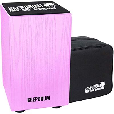 keepdrum DC1M PK Junior Cajón para niños, color rosa keepdrum DC1M PK Junior Cajón para niños, color rosa