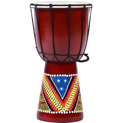 Ciffre Tambor de tipo Djembe (para niños, 20 cm, 60 modelos, incluye instrucciones), 20cm Djembe Bunt Bemalt Ciffre Tambor de tipo Djembe (para niños, 20 cm, 60 modelos, incluye instrucciones), 20cm Djembe Bunt Bemalt