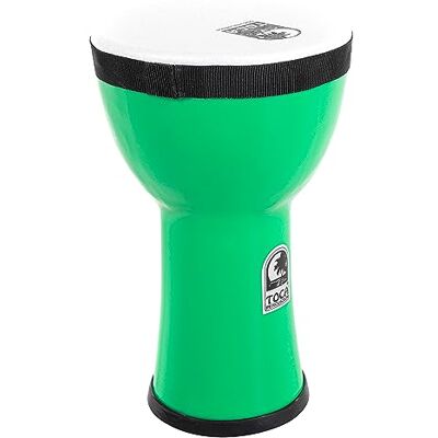TOCA Doumbek Freestyle 2 Drum (casco de tambor de PVC resistente a la intemperie con 10" de altura, ideal para círculos de tambores, educación y terapia, diámetro: 6"), Verde TOCA Doumbek Freestyle 2 Drum (casco de tambor de PVC resistente a la intemperie con 10" de altura, ideal para círculos de tambores, educación y terapia, diámetro: 6"), Verde
