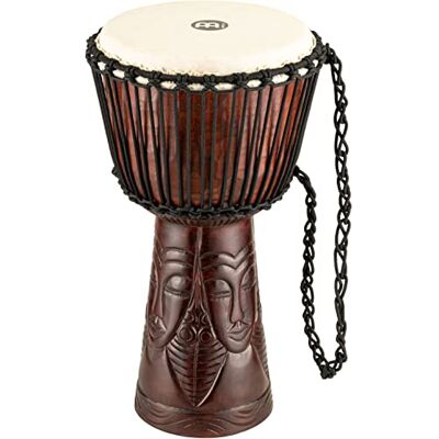 Meinl Percussion Professional African Style Djembe 10" African Queen Carving, Meinl Percussion Professional African Style Djembe 10" African Queen Carving,