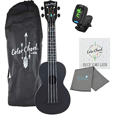 Kala Learn To Play Ukelele de cuerda de color para principiantes -LTP-SCC Bundle incluye bolsa de mano, lecciones en línea, sintonizador y paño de pulido Lumintrail Kala Learn To Play Ukelele de cuerda de color para principiantes -LTP-SCC Bundle incluye bolsa de mano, lecciones en línea, sintonizador y paño de pulido Lumintrail